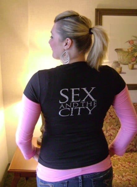 sex and the city t shirt